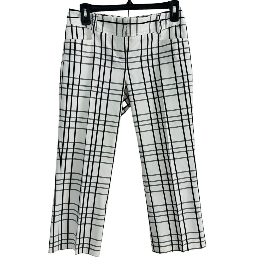 Express Design Studio Pants Womens‎ 0 Fits 8 10 Plaid Crop Mid Rise Workwear Y2K